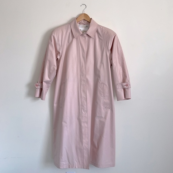 Vintage London Fog Pink Trench Coat - Picture 5 of 11